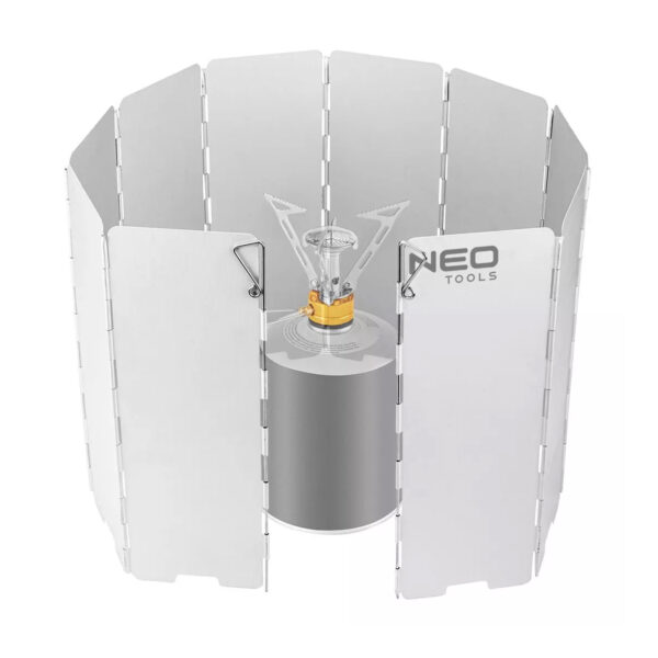 Sklopivi vjetrobran za plinski gorionik Neo Tools 63-142