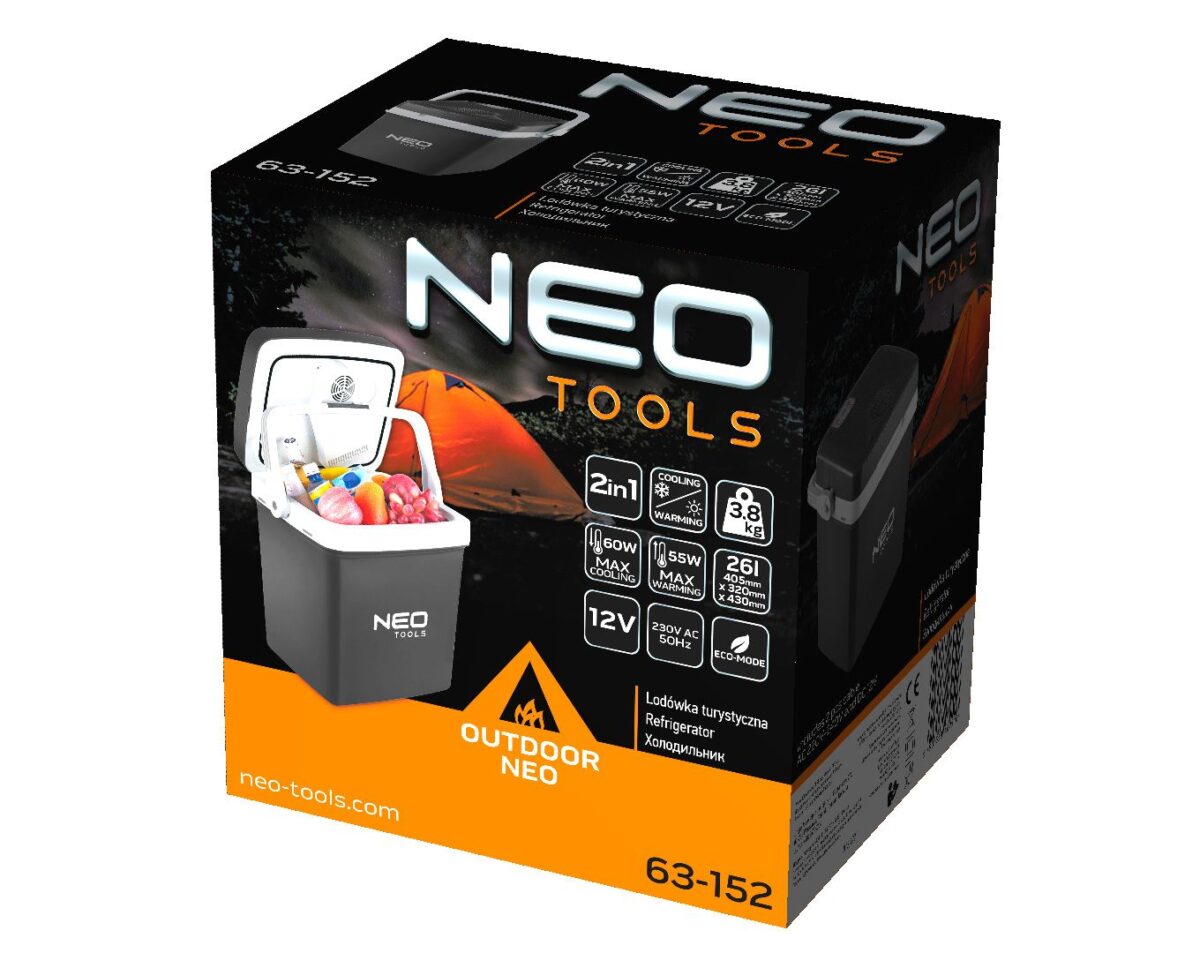 Prenosni termo frižider - grijač za kampovanje Neo Tools 63-152 26L