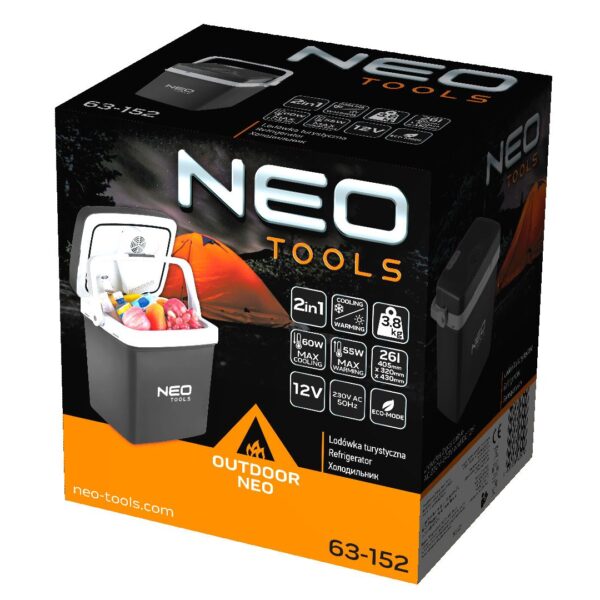 Prenosni termo frižider - grijač za kampovanje Neo Tools 63-152 26L