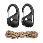 Zatezač užeta - konopca i uže za kampovanje i preživljavanje Neo Tools 63-155 2.0-5.0mm