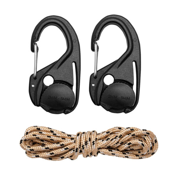 Zatezač užeta - konopca i uže za kampovanje i preživljavanje Neo Tools 63-155 2.0-5.0mm