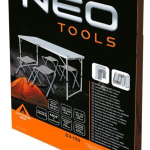 Sklopivi set za kampovanje - sto i 4 stolice Neo Tools 63-159