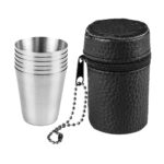 Set metalnih čašica za kampovanje - planinarenje Neo Tools 63-173 30ml 6kom.