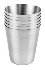 Set metalnih čašica za kampovanje - planinarenje Neo Tools 63-173 30ml 6kom.