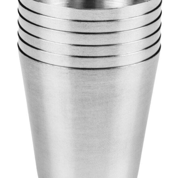 Set metalnih čašica za kampovanje - planinarenje Neo Tools 63-173 30ml 6kom.