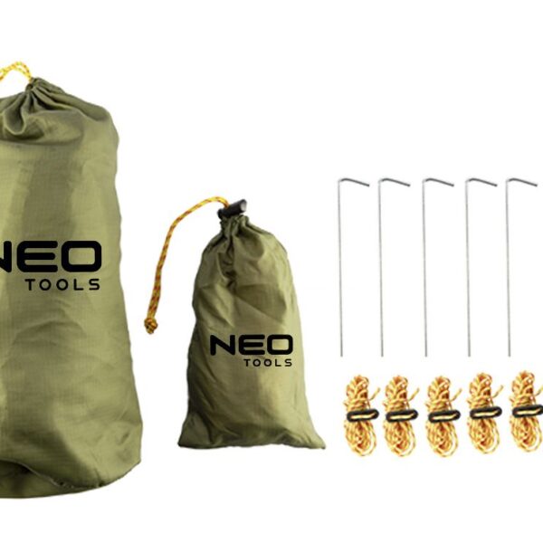 Cerada - tarp - šatorsko krilo za preživljavanje - kampovanje Neo Tools 63-180