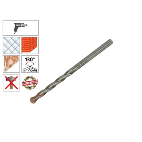 Burgija - borer za keramiku Alpen 297004001 4.0 mm