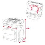 Aku prenosni frižider Einhell TE-COL 18/27 Li-Solo 2048420 18V 27L
