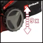 Samohodna benzinska parkovska kosilica-kosačica Einhell GC-PM 46 S HW-E 3407570 3.35KS 46cm