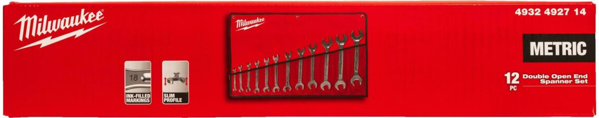 Set viljuškastih ključeva Milwaukee 4932492714 12-dijelni