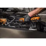 Aku ugaona - kutna brusilica AEG BEWS 18-125BLPX2-602C 4935492638 18V 125mm sa dvije 6.0Ah baterije i punjačem u koferu