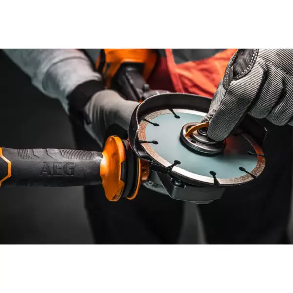 Aku ugaona - kutna brusilica AEG BEWS 18-125BLPX2-0 4935480857 18V 125mm