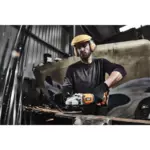 Aku ugaona - kutna brusilica AEG BEWS18-125X2-402B 4935498406 18V 125mm sa dvije 4.0Ah baterije i punjačem i dodacima