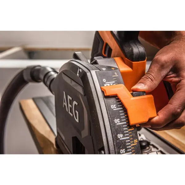 Aku ručna kružna pila - cirkular sa šinom 1.5m AEG BKS 18PBL-0 4935493529 18V 165mm