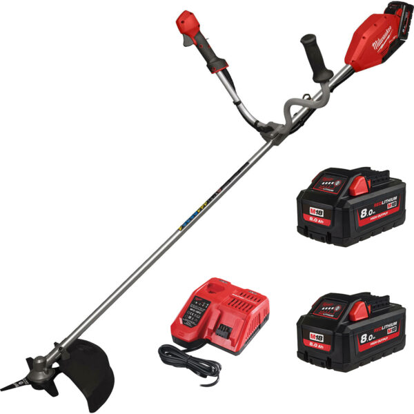 Aku trimer - kosa Milwaukee M18FBCU-802 4933492298 40cm sa dvije 8.0Ah baterije i punjačem