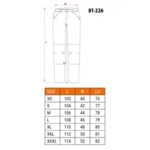 Radne hlače - pantalone Neo Tools 81-226-XL