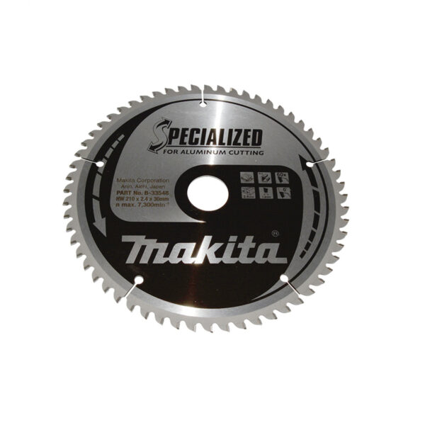 Rezna ploča - list kružne pile za cirkulare za aluminij Makita B-33548 210x2.4x30mm
