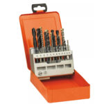 Set burgija - borera za bušilice AEG 4932352463 18-dijelni za drvo beton i čelik