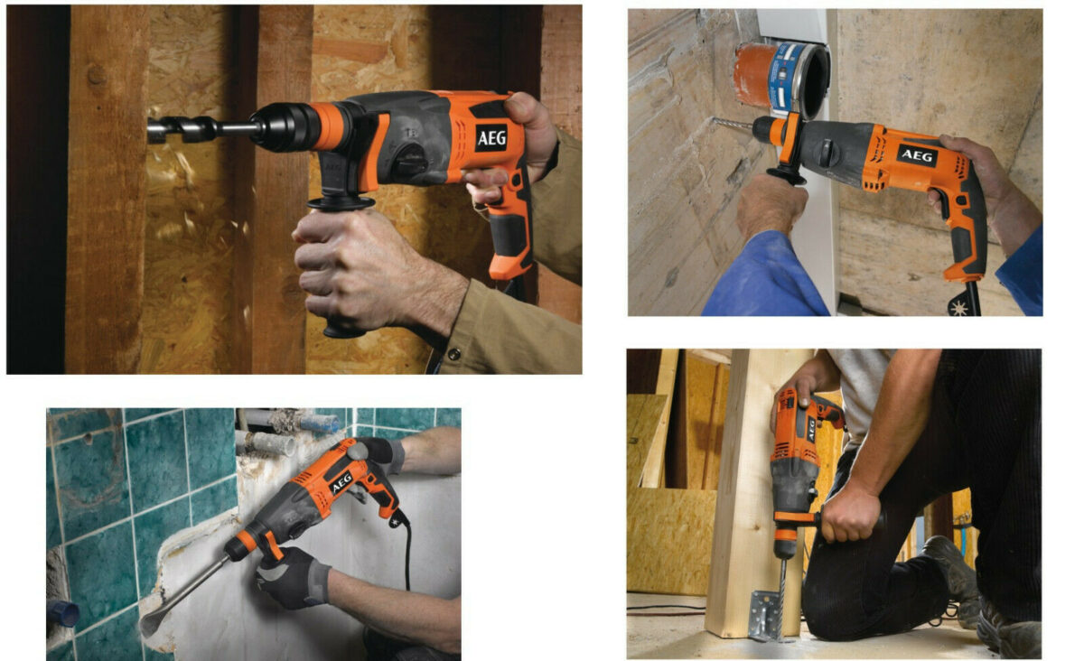 Električna udarna bušilica AEG KH 26 XE 4935428910 800W 2.9J