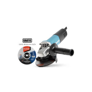 Električna ugaona - kutna brusilica Makita 9557HNRG 840W 115mm poklon 10 brusnih ploča