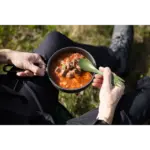 Pribor za jelo - escajg - kašika viljuška nož za kampovanje i planinarenje Neo Tools 63-168 3u1