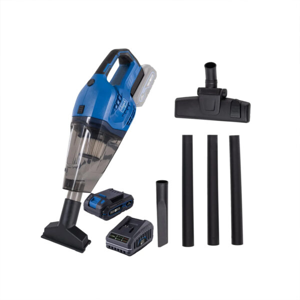 Aku štapni usisivač za suho usisavanje Scheppach IXES C-HVC150-X 5909251400 sa 2.0Ah baterijom i punjačem