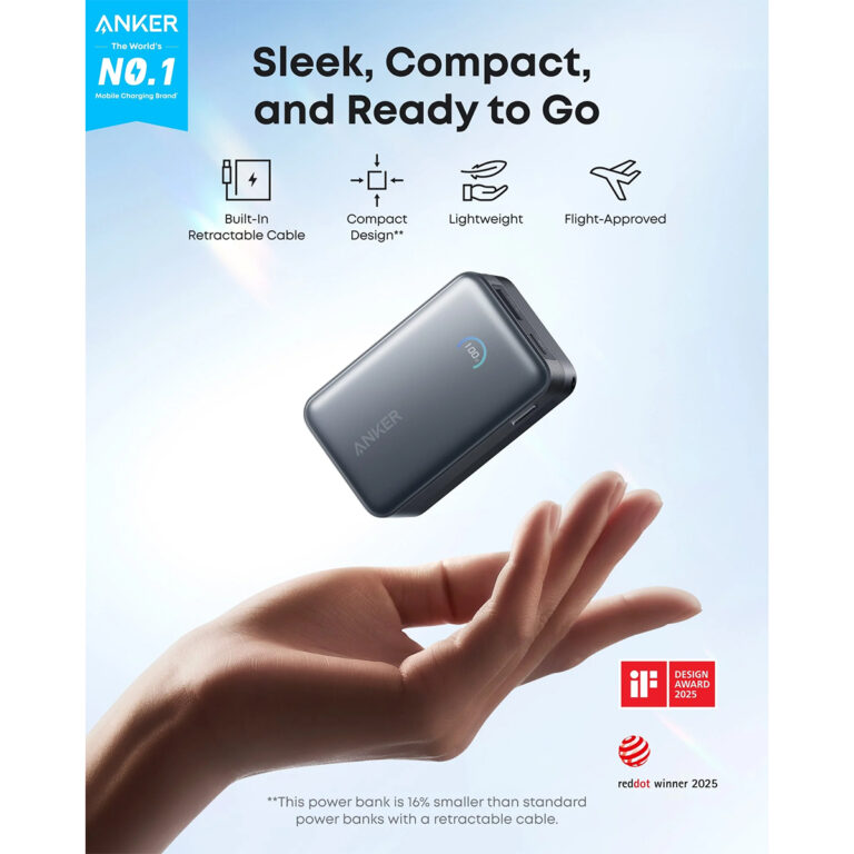 Eksterna baterija - punjač - Powerbank Anker Nano A1638H11 10000mAh 45W crni