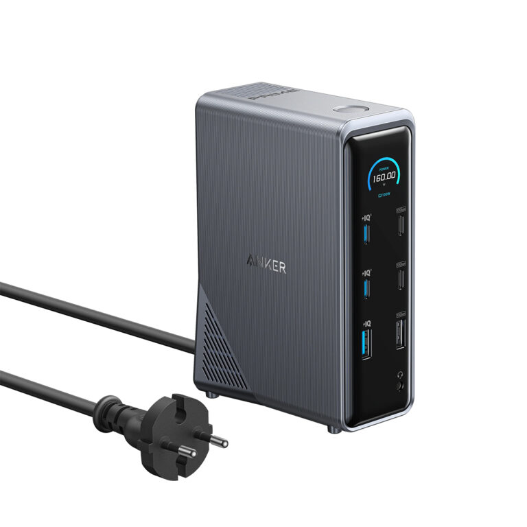 Hub za priključke - docking station Anker 14 u 1 A83B63A1 sivi