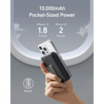 Bežična eksterna baterija - punjač - Powerbank Anker MagGo 633 A1654G11 10000mAh 20W crni