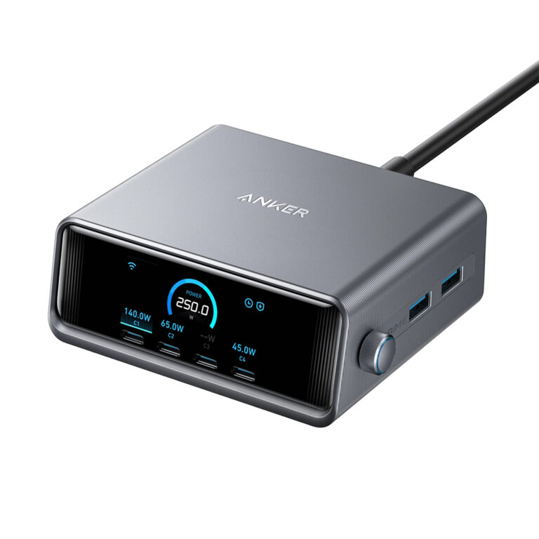 Punjač - adapter Anker Prime A2345341 250W 6 priključaka sivi