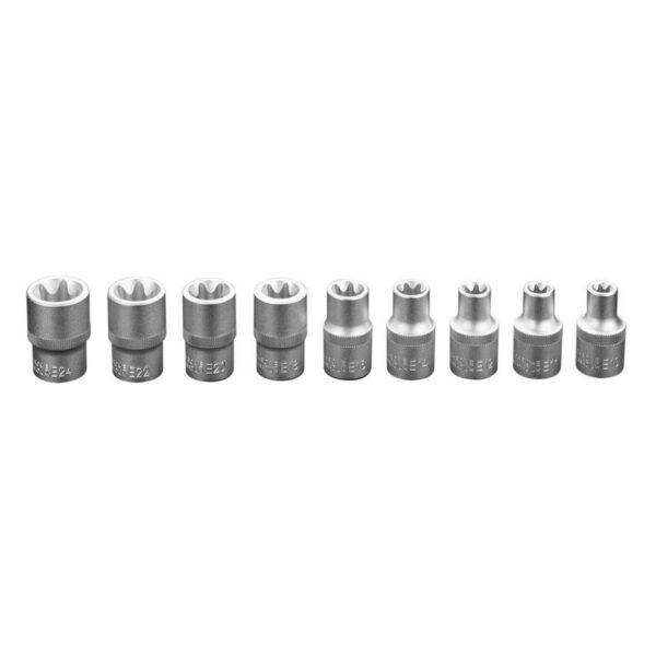 Set nasadnih E ključeva Neo Tools 08-649 9-dijelni E10 - E24 1/2"