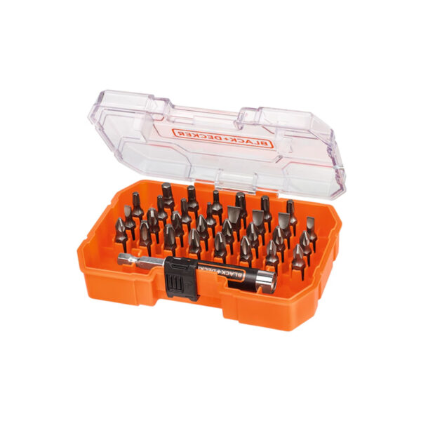 Set bitova za bušilice sa magnetnim držačem bitova Black+Decker A7228-XJ