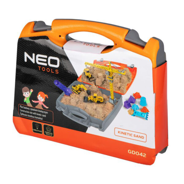 Gradilište sa kinetičkim pijeskom za djecu Neo Tools GD042