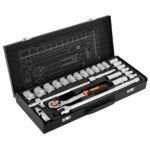 Set nasadnih ključeva sa račnom Neo Tools 10-036 25-dijelni 1/2"