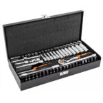 Set nasadnih ključeva sa račnom Neo Tools 10-008 63-dijelni 1/4"