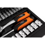 Set nasadnih ključeva Neo Tools 10-232 1/4" 38-dijelni sa dodacima u koferu