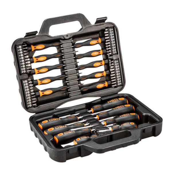 Set izvijača sa bitovima Neo Tools 04-211 58-dijelni