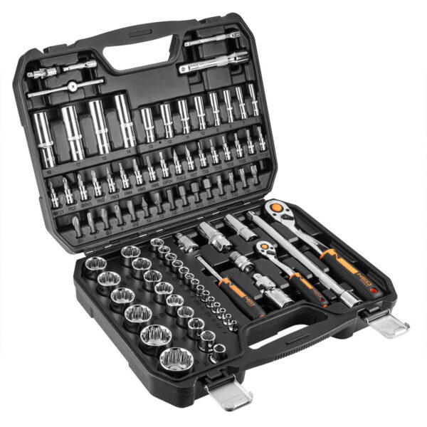 Set nasadnih ključeva i račni Neo Tools 10-060 86-dijelni 1/4" i 1/2"