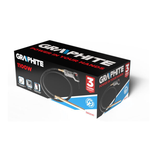 Električni vibrator za beton Graphite 58G541 1100W 35mm