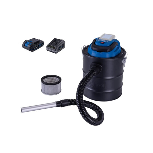 Aku usisivač za pepeo Scheppach IXES C-AVC15-X 5906405400 sa 2.0Ah baterijom i punjačem