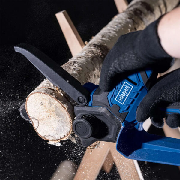 Aku pila - motorka za drvo Scheppach IXES C-PS100-X 5904204401 12.5cm sa dvije 2.0Ah baterije i punjačem