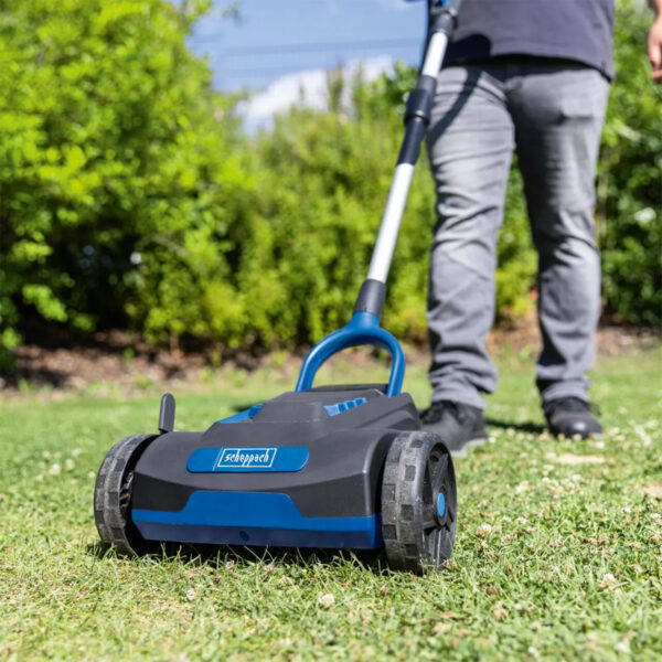 Gruajuća aku kosilica - kosačica Scheppach IXES BC-MP220-X 5911416900 21.5cm sa 2.0Ah baterijom i punjačem