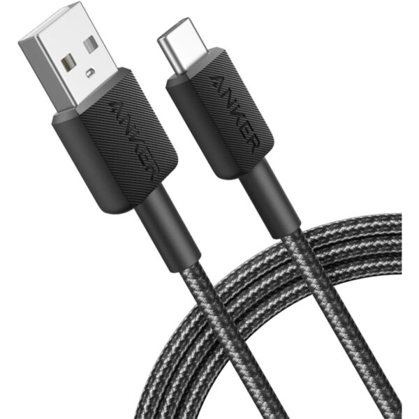 USB-A na USB-C kabl Anker 322 A81H5G11 91cm crni