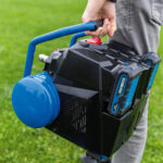 Aku kompresor Scheppach IXES C-ACT160/6-X 5906175400 6L sa dvije 2.0Ah baterije i duplim punjačem