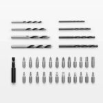 Aku bušilica - odvijač Xiaomi 12V Max 30Nm sa integrisanom baterijom 2.0Ah i dodacima u torbi