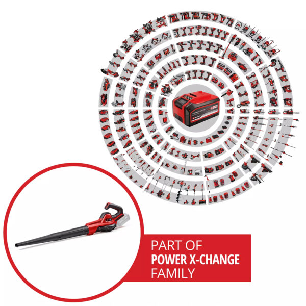 Aku puhač-duvač lišća Einhell GE-UB 18/250 Li E-Solo 3433542 18V