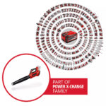 Aku puhač-duvač lišća Einhell GP-LB 36/210 Li E-Solo 3433620 18+18V