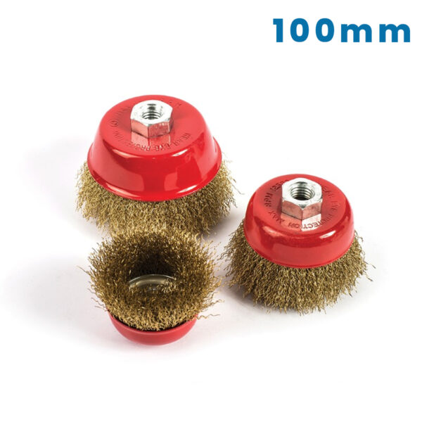 Mesingana četka za brusilice Protech 05CZB0001 M14 100mm lonačsta