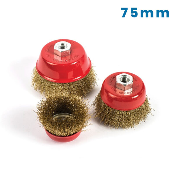 Mesingana četka za brusilice Protech 05CZB0003 M14 75mm lonačsta