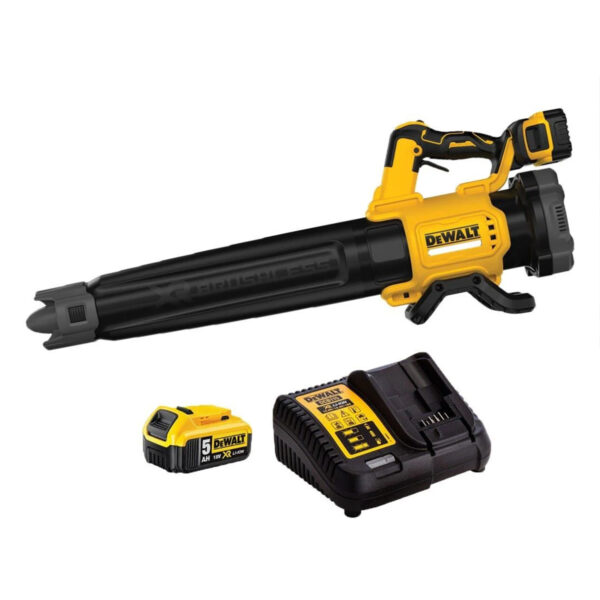 Aku puhač-duvač lišća DeWalt DCMBL562P1 XR 18V sa 5.0Ah baterijom i punjačem